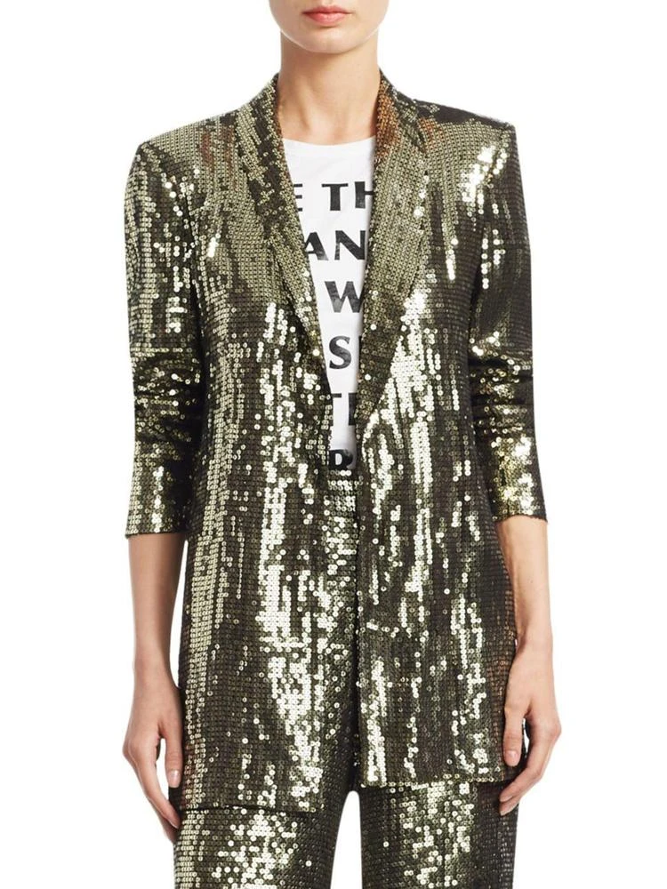 商品Alice + Olivia|Jace Embellished Shawl Collar Oversized Blazer,价格¥2008,第1张图片