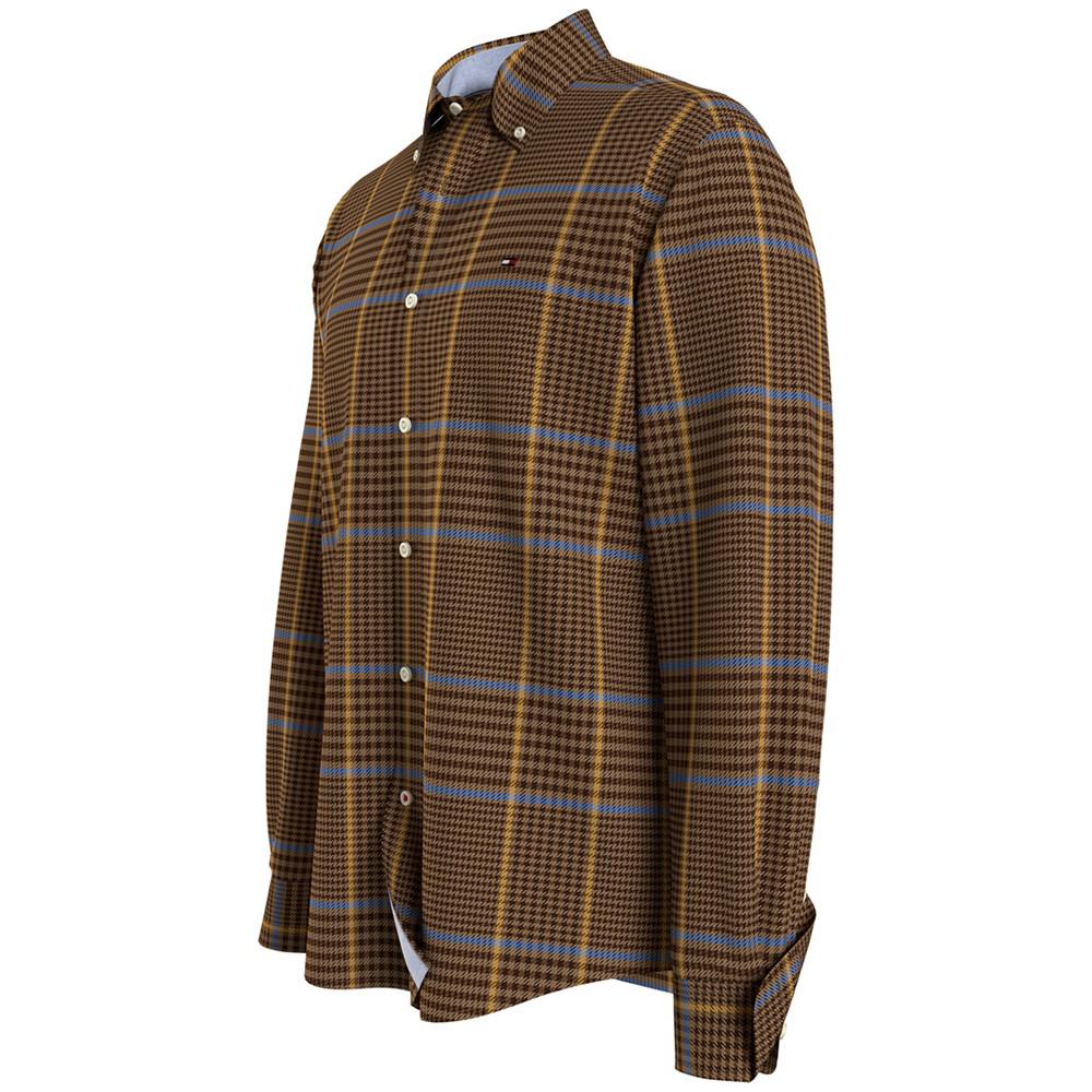 Men's Plaid Long Sleeve Classic-fit Shirt商品第6张图片规格展示