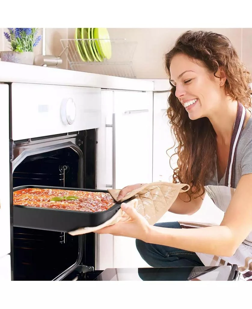 商品Lavish Home|Nonstick Roasting Pan with Rack,价格¥297,第3张图片详细描述