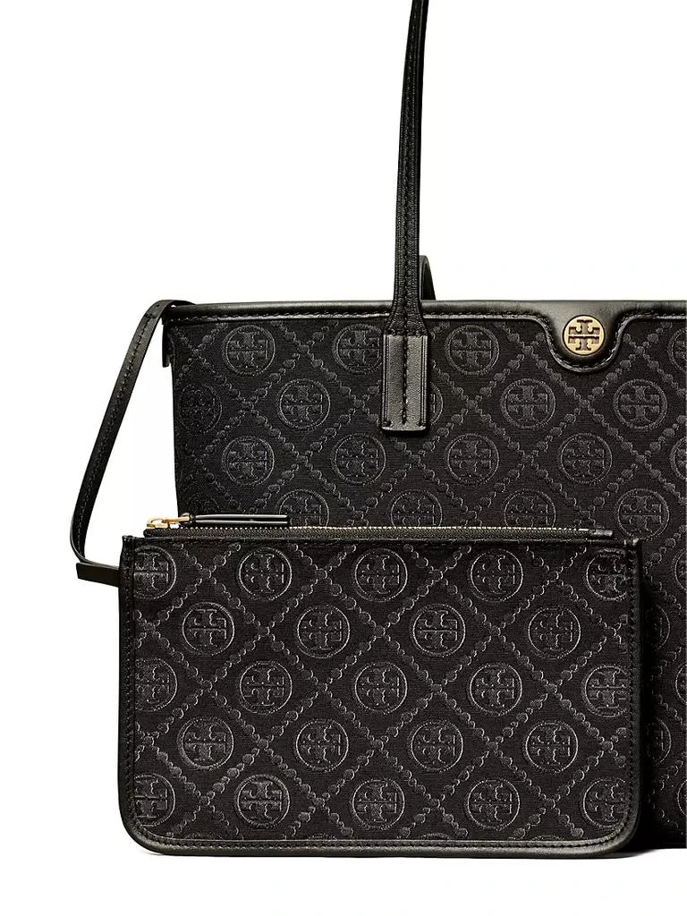 商品Tory Burch|Small T Monogram Zip Tote Bag,价格¥1919,第5张图片详细描述