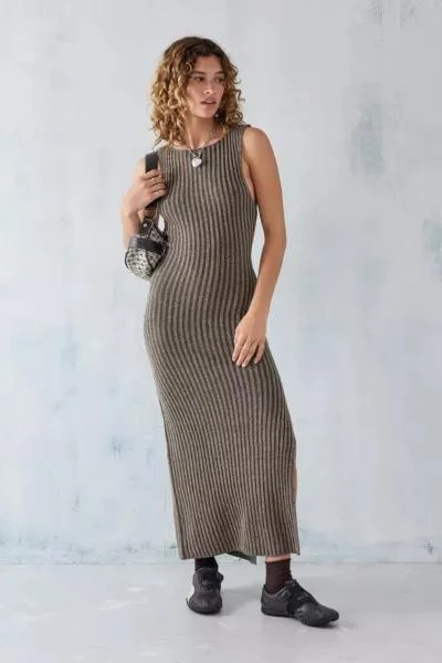 商品Urban Outfitters|UO Tate Ribbed Knit Column Maxi Dress,价格¥598,第1张图片