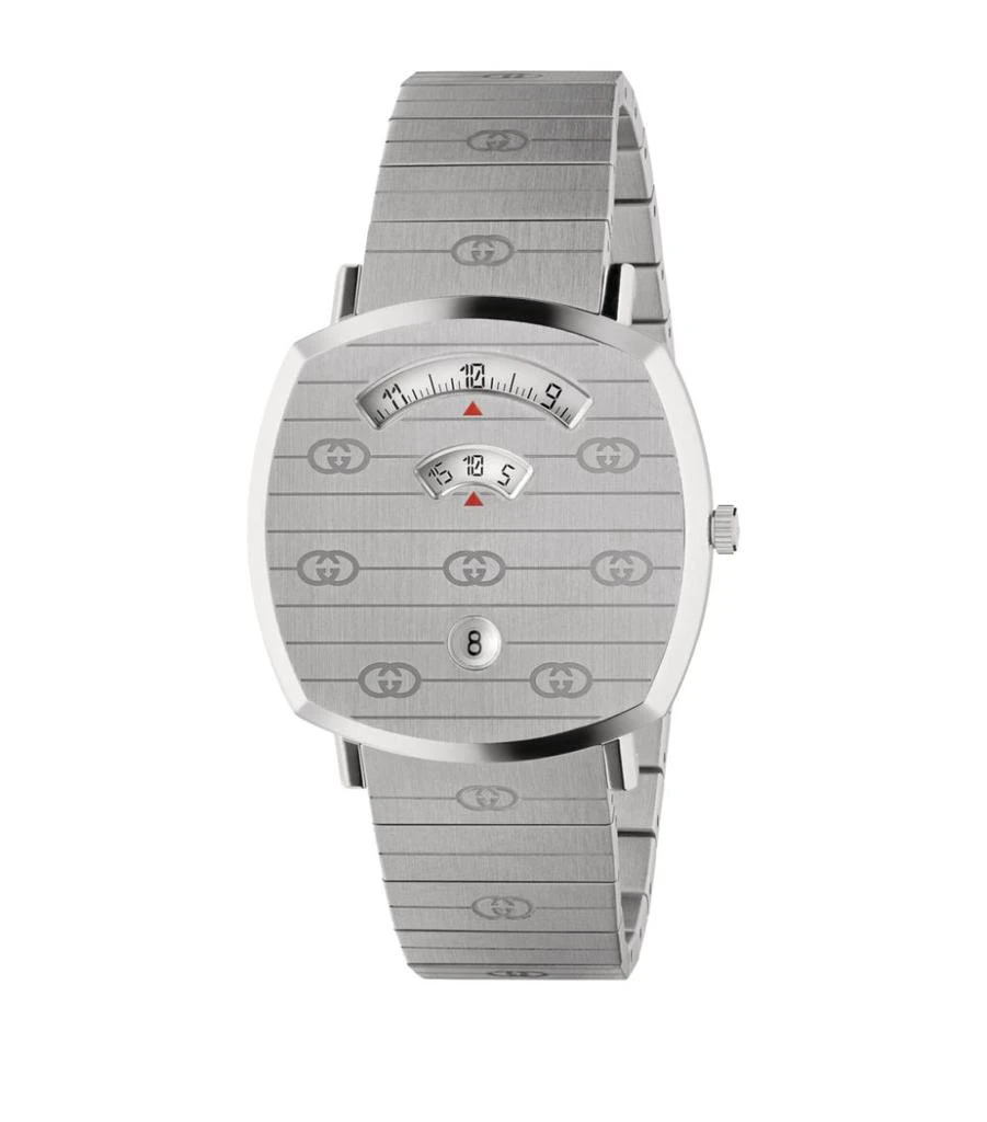 商品Gucci|Steel Grip Watch 38mm,价格¥12404,第1张图片