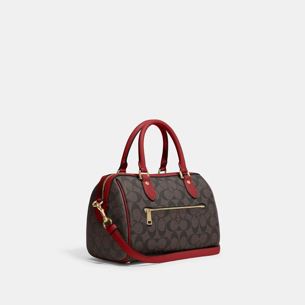 商品Coach|Rowan Satchel In Signature Canvas,价格¥1402,第4张图片详细描述