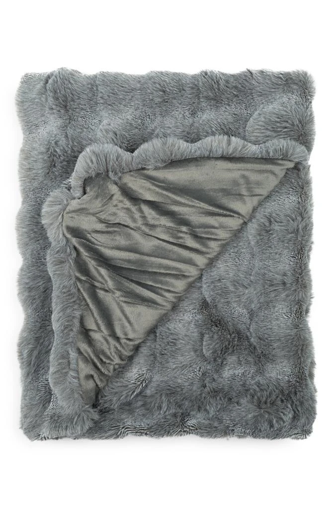 商品NORTHPOINT|Faux Fur Throw Blanket,价格¥171,第1张图片