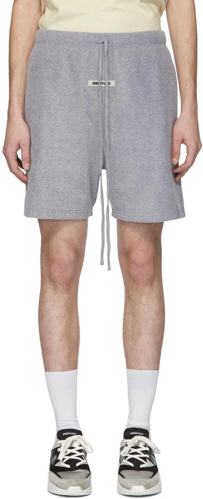 商品Essentials|Grey Polar Fleece Shorts 休闲裤,价格¥537,第1张图片