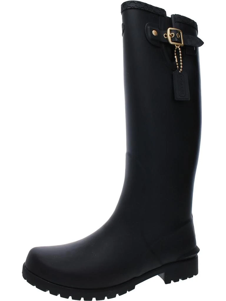 商品Coach|Riley Rain Boot Womens Rubber Pull-on Rain Boots,价格¥1084,第1张图片