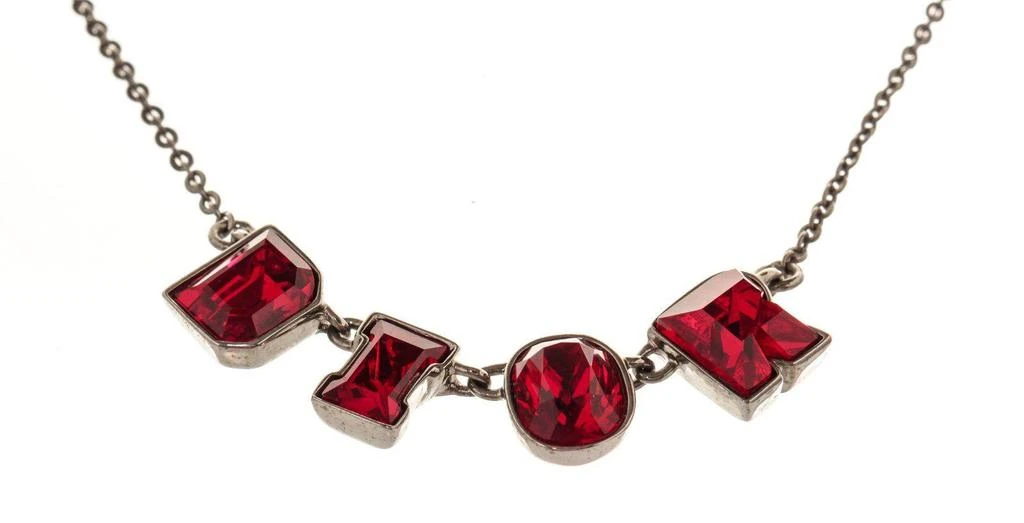 商品[二手商品] Dior|Christian Dior Silver Logo Necklace,价格¥5543,第3张图片详细描述