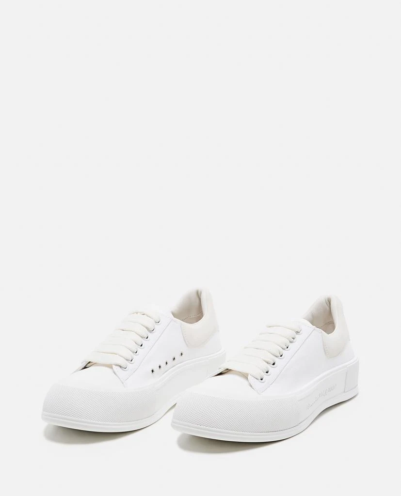 商品Alexander McQueen|PLIMSOLL DECK CANVAS SNEAKERS,价格¥3951,第2张图片详细描述