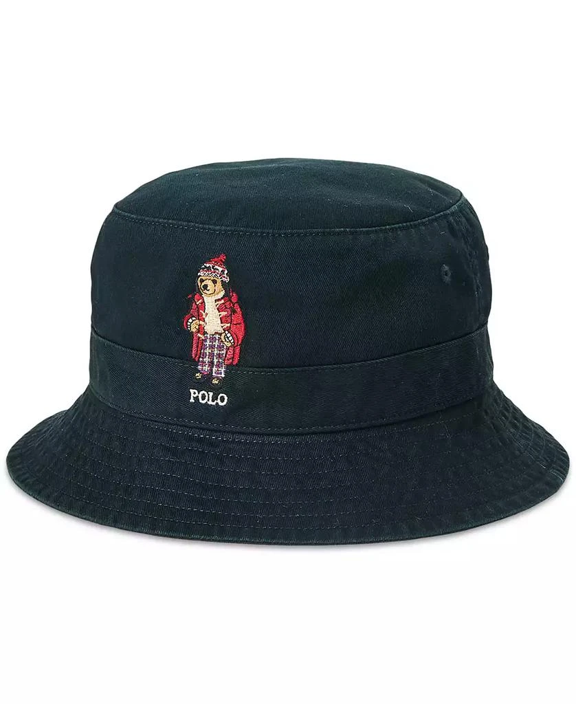 商品Ralph Lauren|Men's Polo Bear Twill Bucket Hat,价格¥346,第1张图片