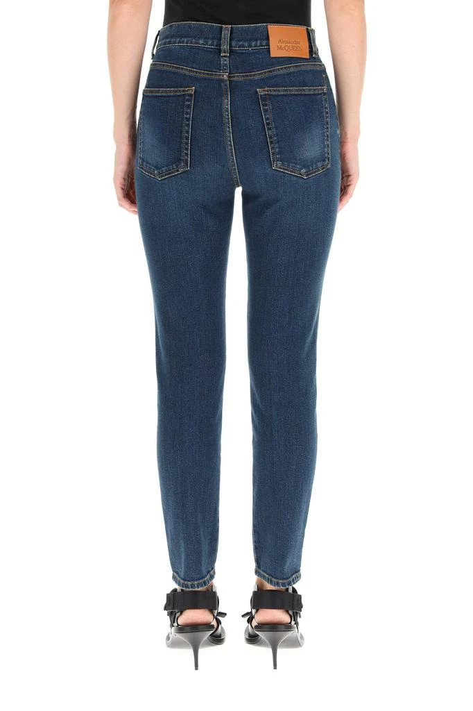 商品Alexander McQueen|Alexander mcqueen cropped skinny jeans,价格¥2332,第3张图片详细描述