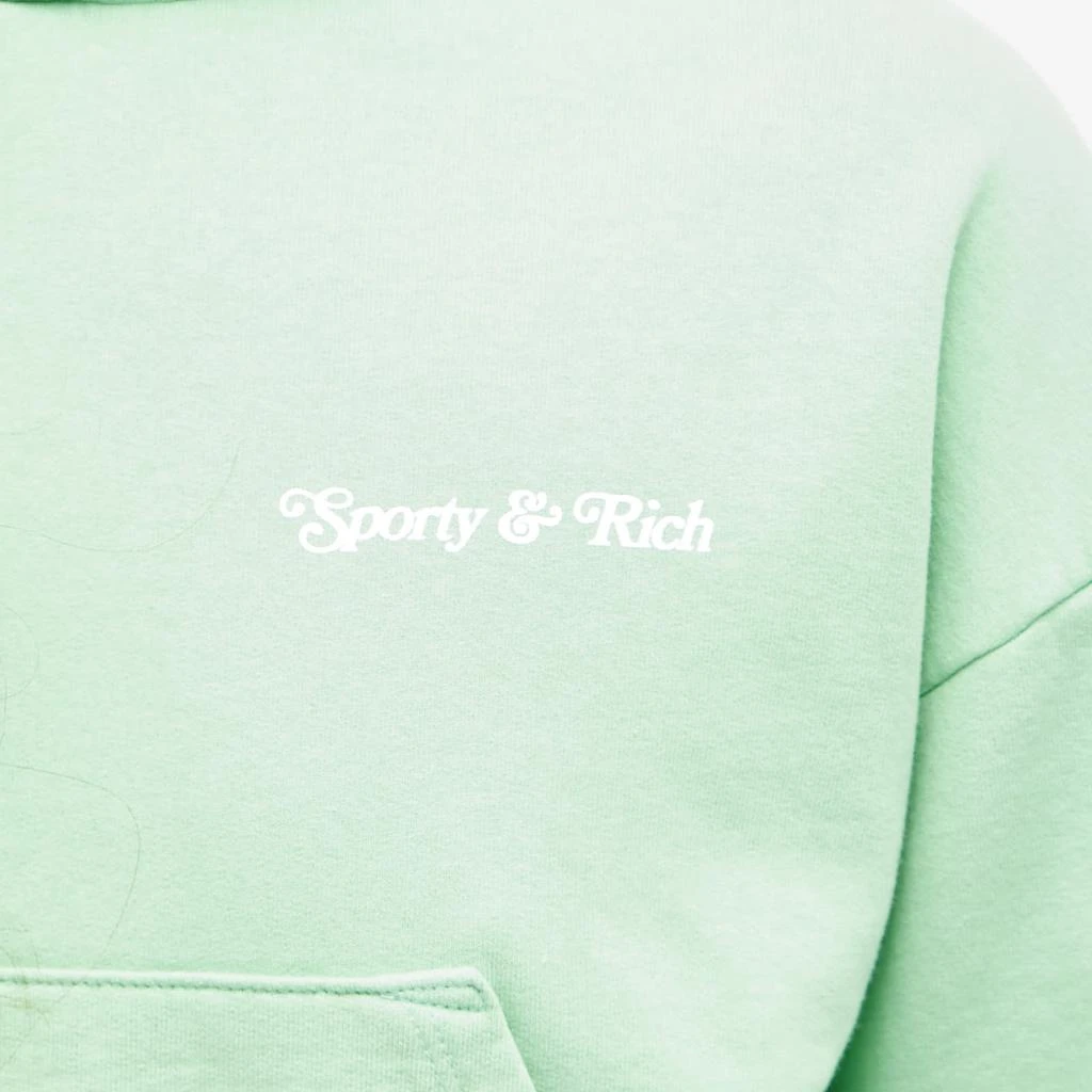 商品Sporty & Rich|Sporty & Rich NY Tennis Cropped Hoodie,价格¥1200,第5张图片详细描述