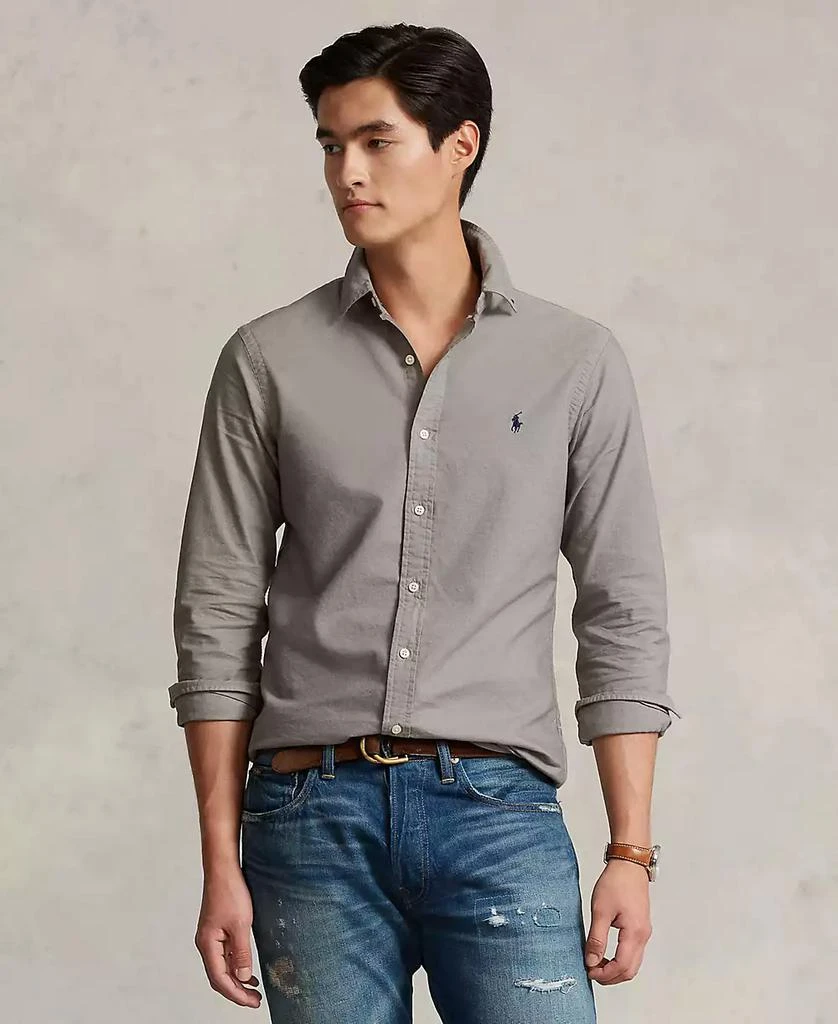 商品Ralph Lauren|拉夫劳伦男士经典棉质衬衫,价格¥979,第1张图片