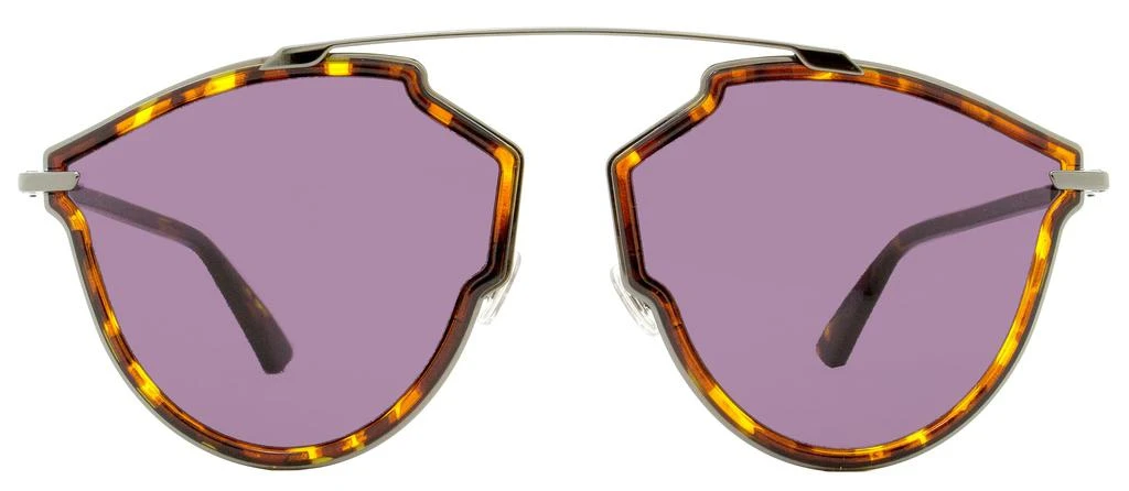 商品Dior|Dior Women's Butterfly Sunglasses SoRealRise H2HUR Dark Ruthenium/Havana 58mm,价格¥1010,第2张图片详细描述
