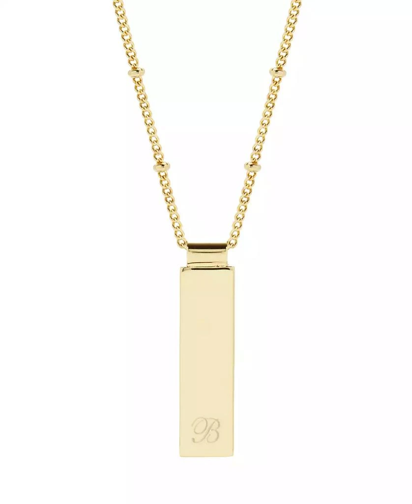 商品brook & york|Maisie Initial Gold-Plated Pendant Necklace,价格¥834,第2张图片详细描述