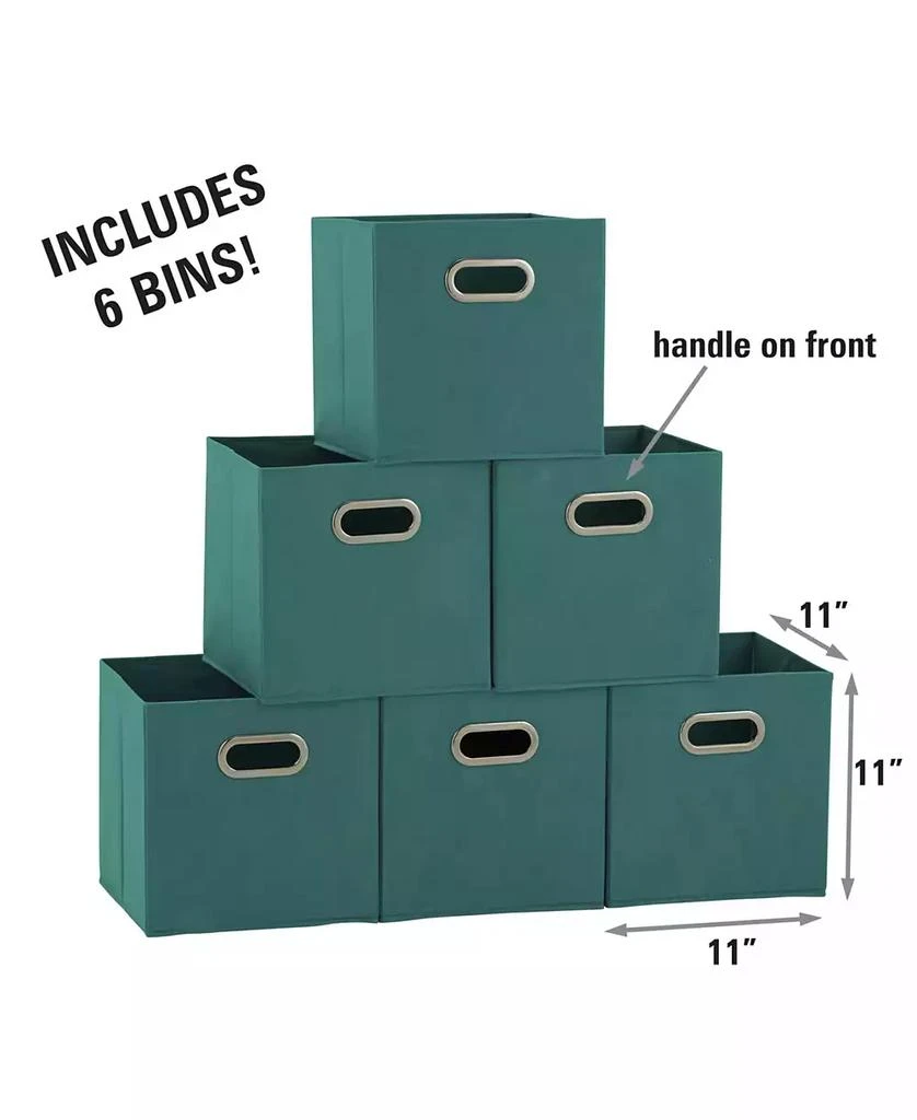 商品Household Essentials|Household Essential Fabric Storage Bins 6 Piece Set,价格¥255,第3张图片详细描述