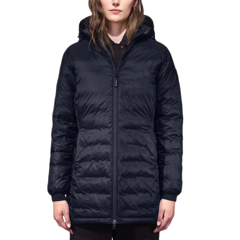 Canada Goose 加拿大鹅 女士鸭绒海军蓝拼黑长款羽绒服 5061L-ADMIRAL-BLUEBLACK商品第4张图片规格展示