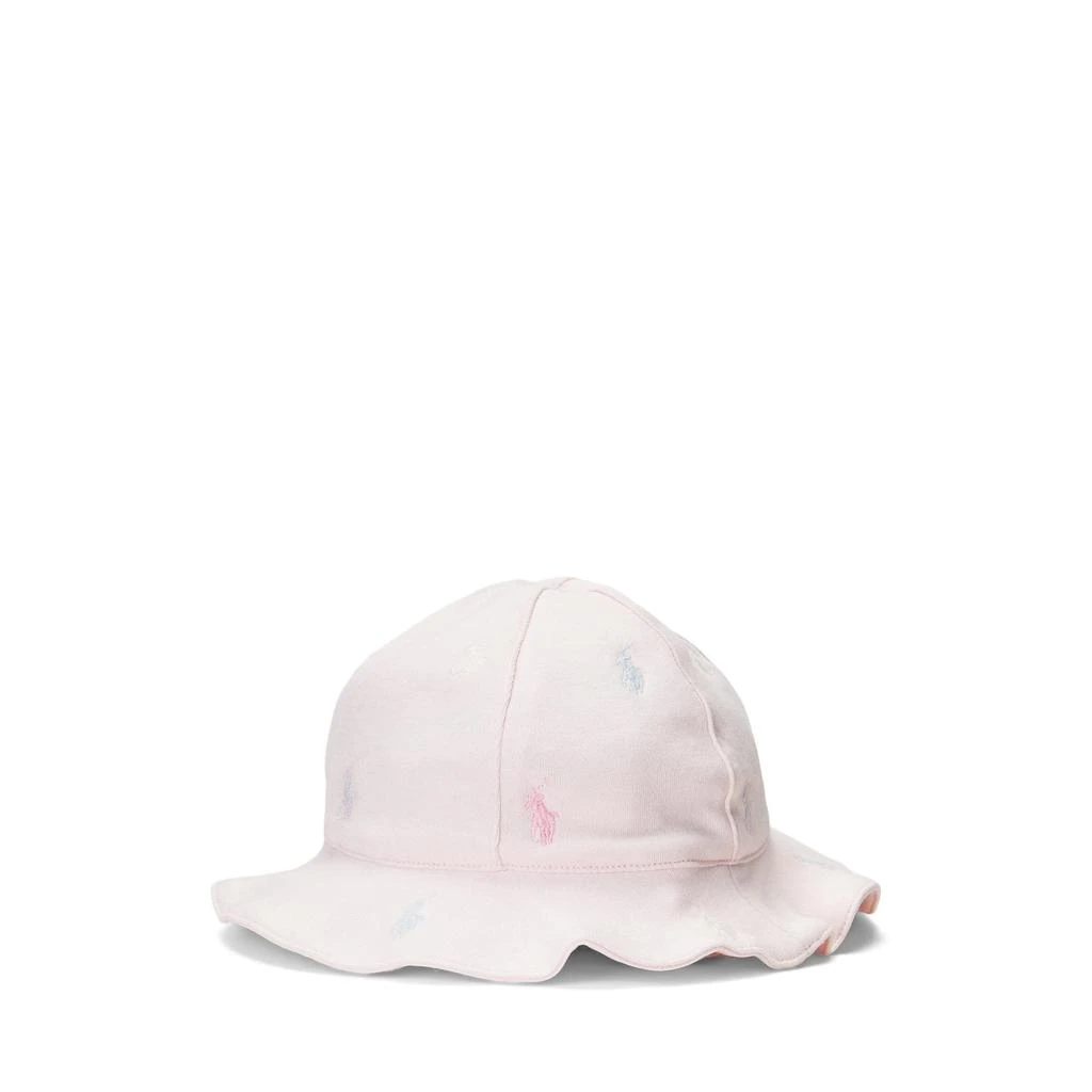 商品Ralph Lauren|Polo Pony Cotton Interlock Hat (Infant),价格¥188,第1张图片