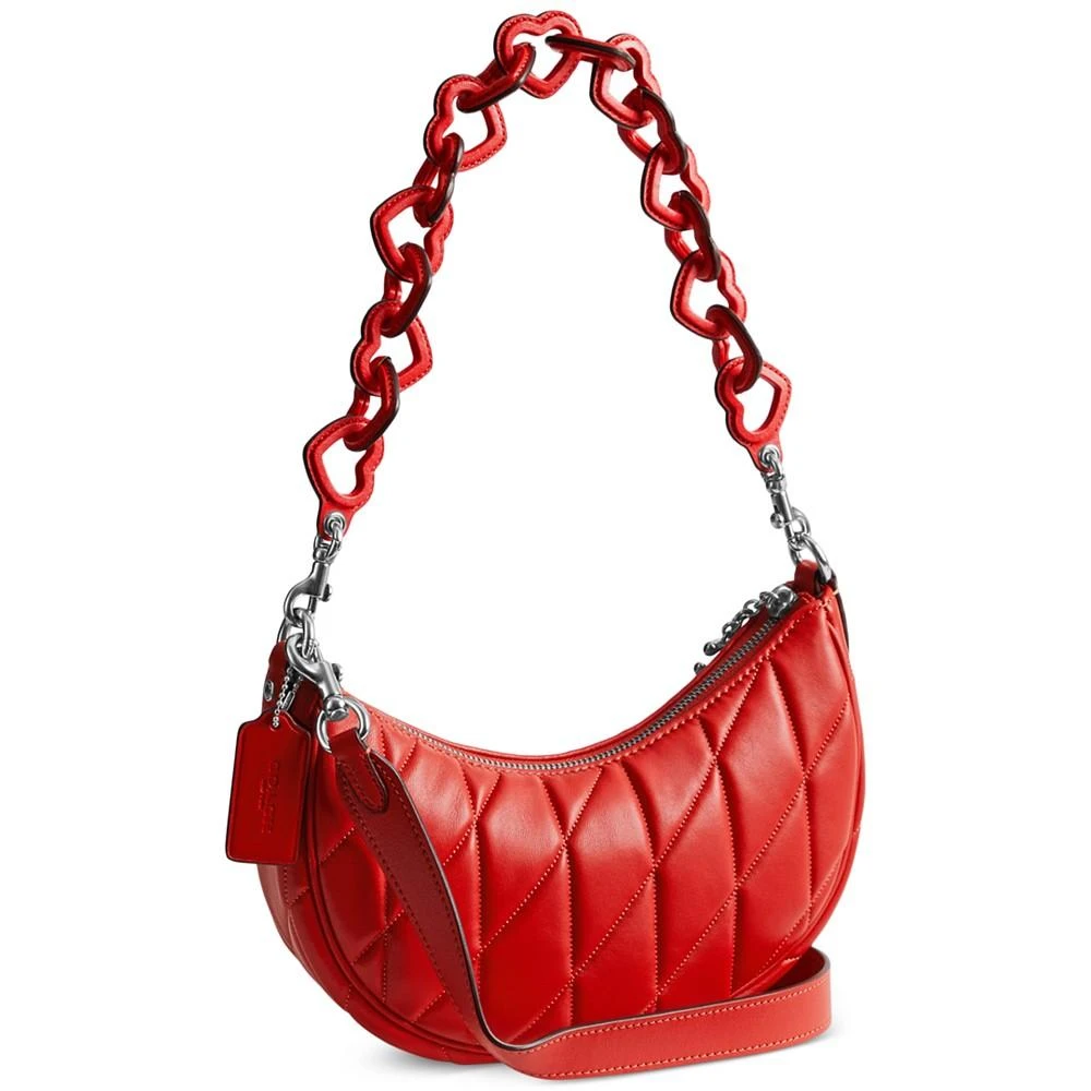 商品Coach|Quilted Pillow Leather Mira Shoulder Bag with Heart Strap,价格¥2221,第4张图片详细描述