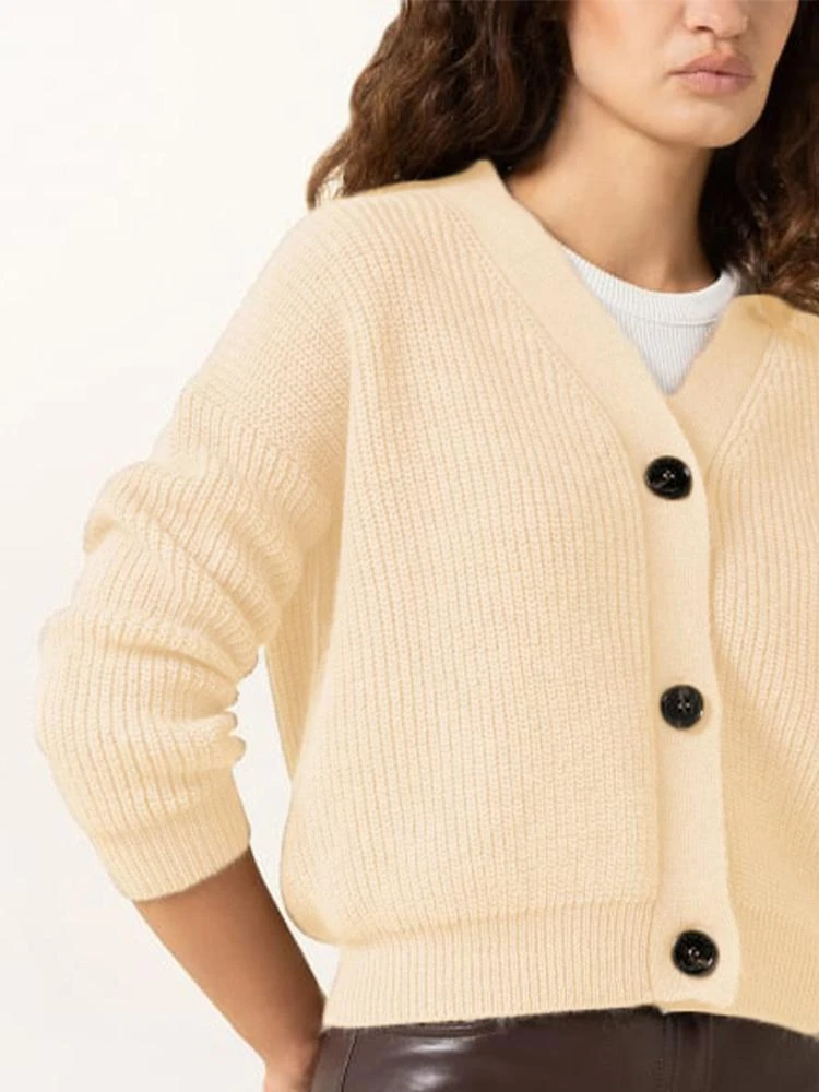 商品Weekend Max Mara|MAGICO沙色海马毛混纺开衫外套【香港仓极速发货】,价格¥1884,第1张图片详细描述