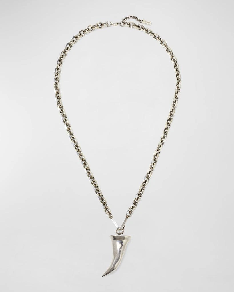 商品Givenchy|Men's Horn Pendant Chain Necklace,价格¥5135,第1张图片