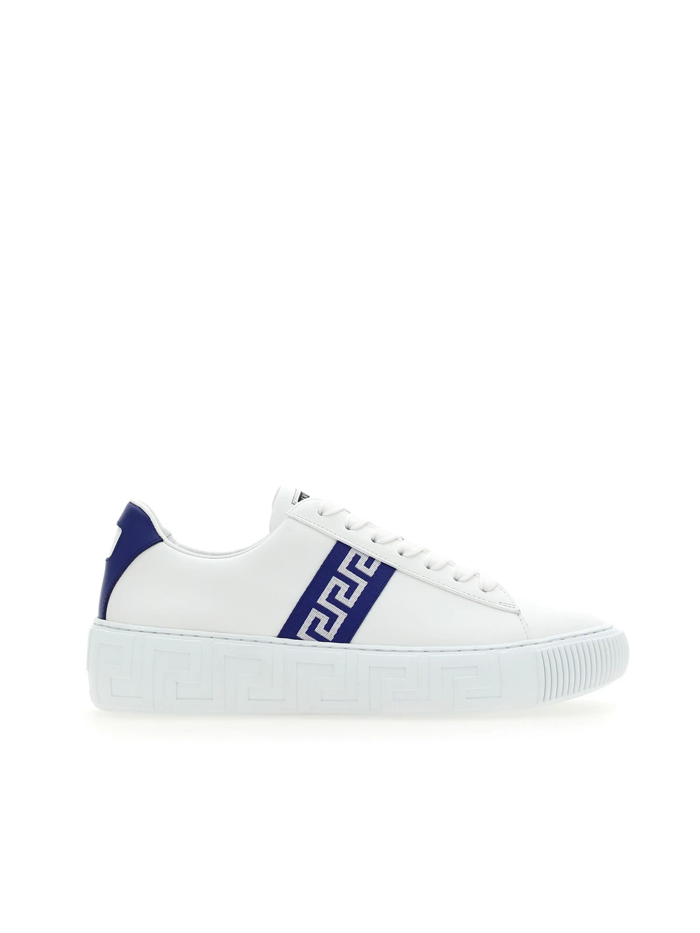 商品[国内直发] Versace|VERSACE 白色男士帆布鞋 DSU8404-1A00775-2W340,价格¥3875,第1张图片