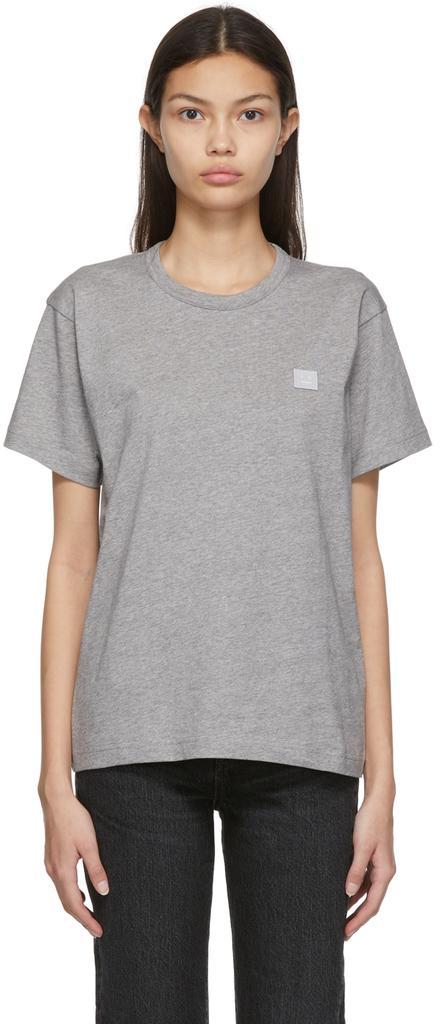 商品Acne Studios|Grey Lightweight T-Shirt,价格¥907,第1张图片
