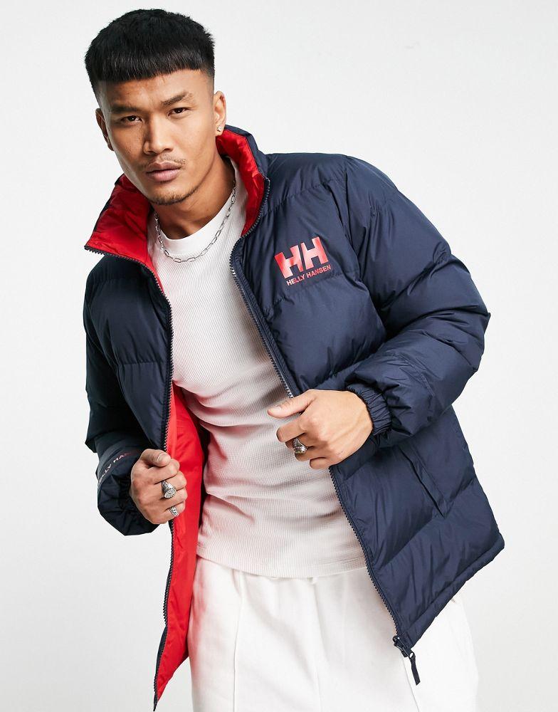 Helly Hansen Urban Reversible jacket in navy/red商品第1张图片规格展示