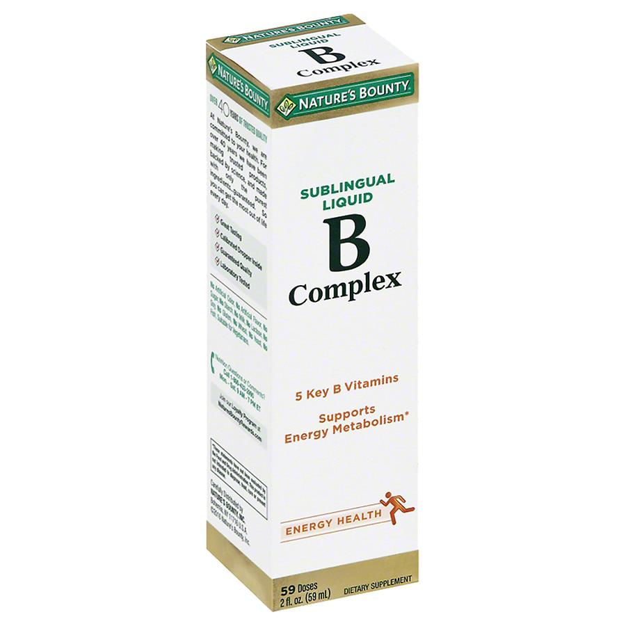 B Complex Sublingual Liquid Dietary Supplement商品第1张图片规格展示