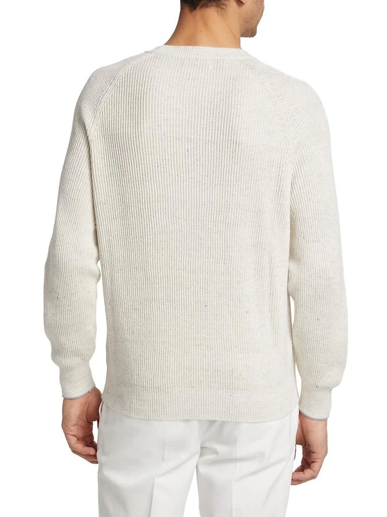 商品Brunello Cucinelli|Speckled Cotton-Blend Sweater,价格¥8626,第4张图片详细描述