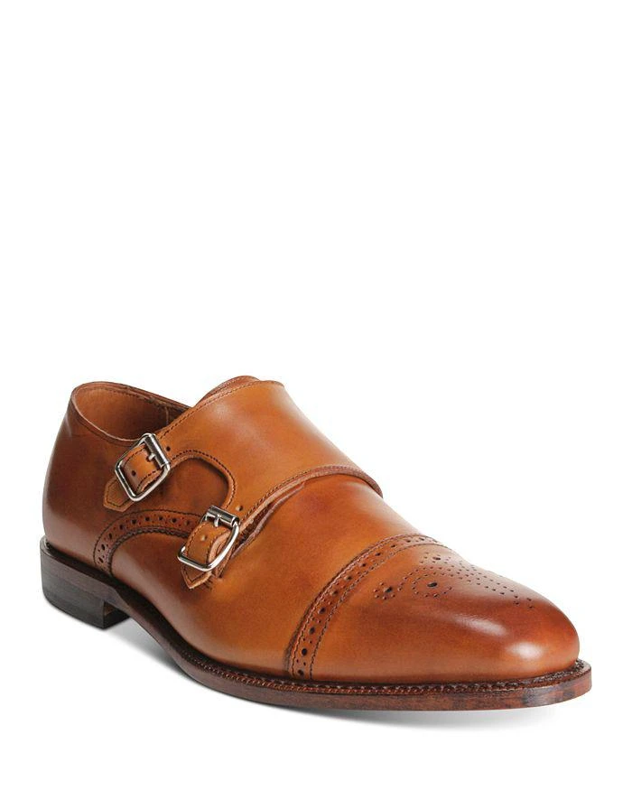 商品Allen Edmonds|Men's St. John's Double Buckle Monk Strap Cap Toe Dress Shoes,价格¥3181,第1张图片