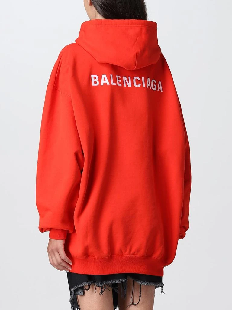 商品Balenciaga|Balenciaga cotton hoodie with logo,价格¥6624,第3张图片详细描述