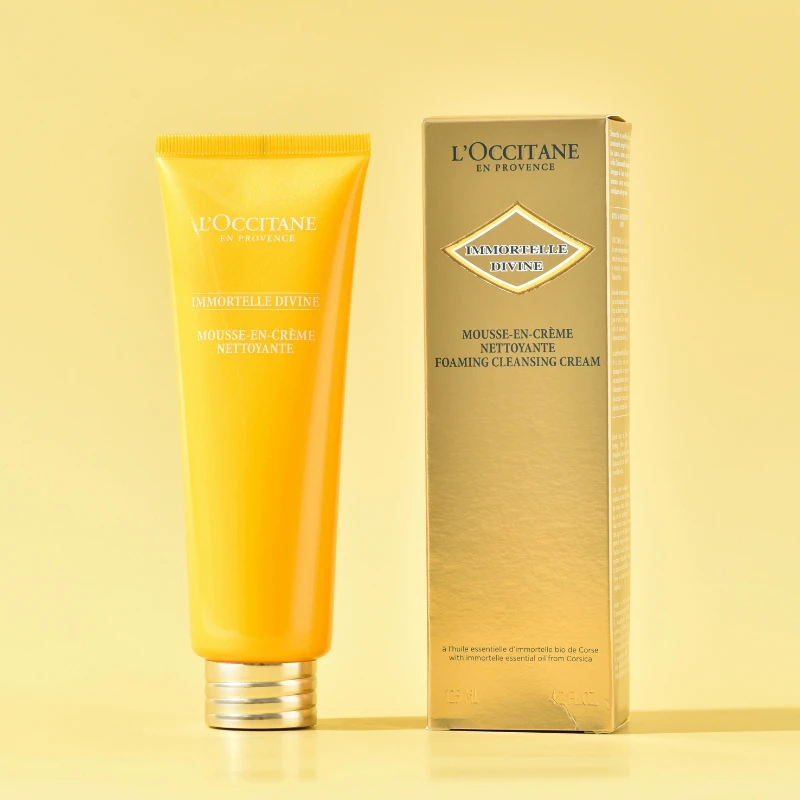 L'OCCITANE 欧舒丹 赋颜御龄小金瓶黄腊菊洁面乳125ml 保湿滋润 温和清洁 商品