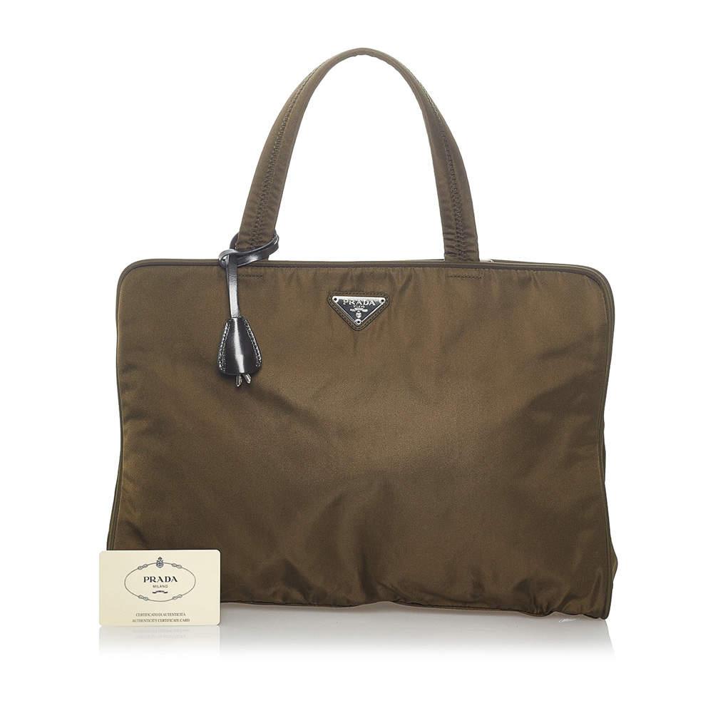 Prada Brown Tessuto Business Bag商品第8张图片规格展示