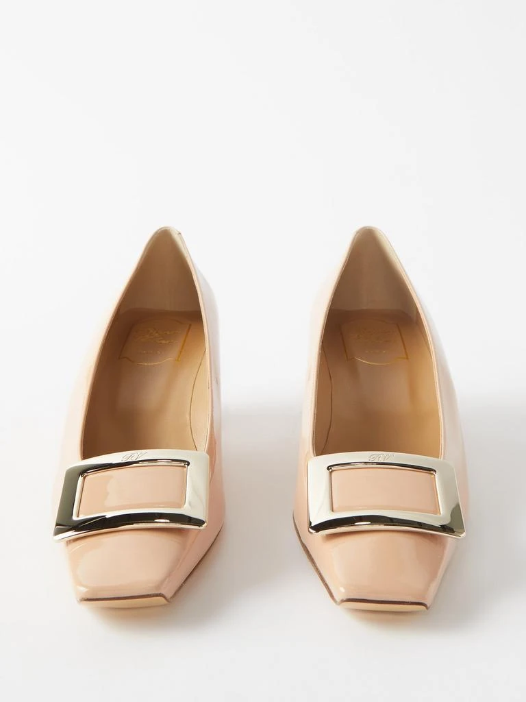 商品Roger Vivier|Belle 45 leather pumps,价格¥3579,第5张图片详细描述