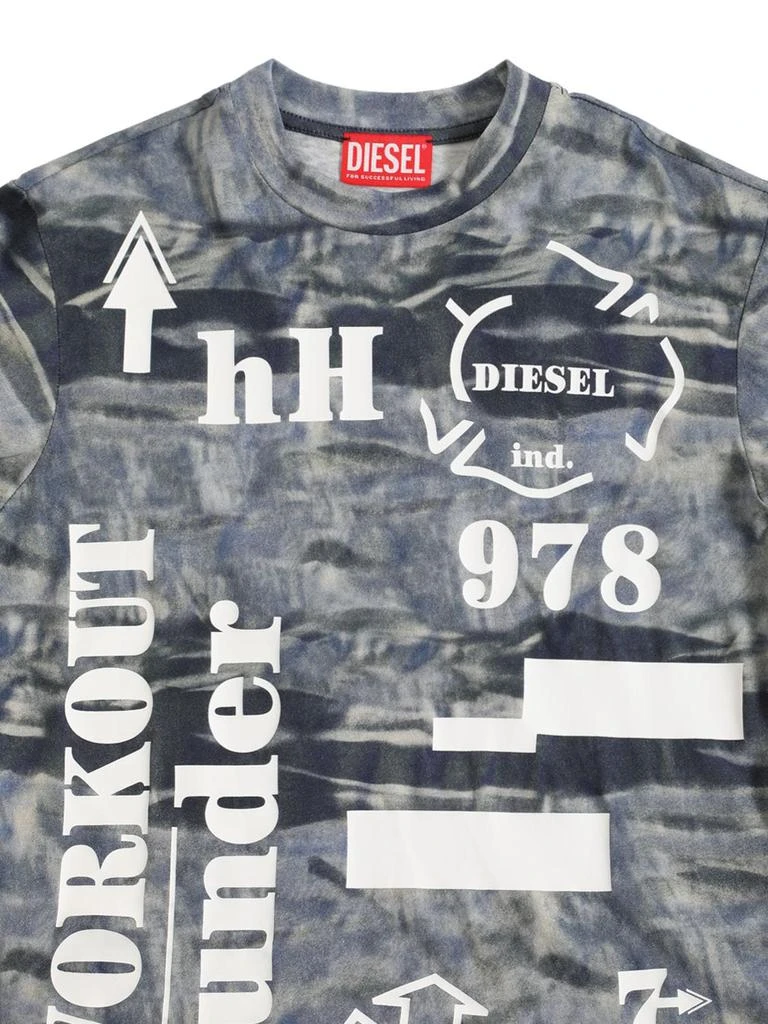 商品Diesel|Camouflage Cotton Long Sleeve T-shirt,价格¥718,第1张图片