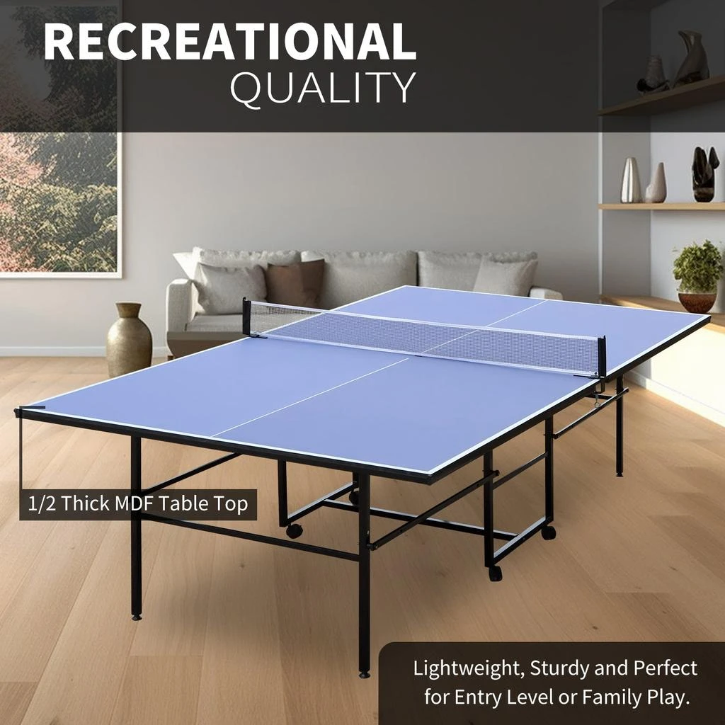 商品Streamdale Furniture|Streamdale Professional Table Tennis Table Tournament Quality,价格¥4624,第3张图片详细描述