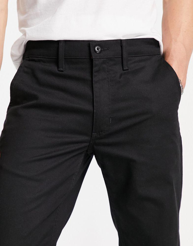 商品Vans|Vans Authentic relaxed fit chino trousers in black,价格¥490,第4张图片详细描述