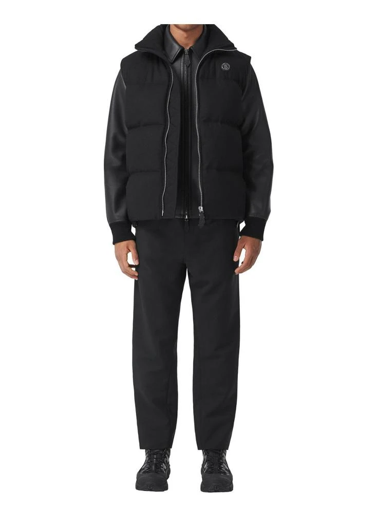 商品Burberry|Monogram motif wool cashmere puffer gilet,价格¥14193,第4张图片详细描述