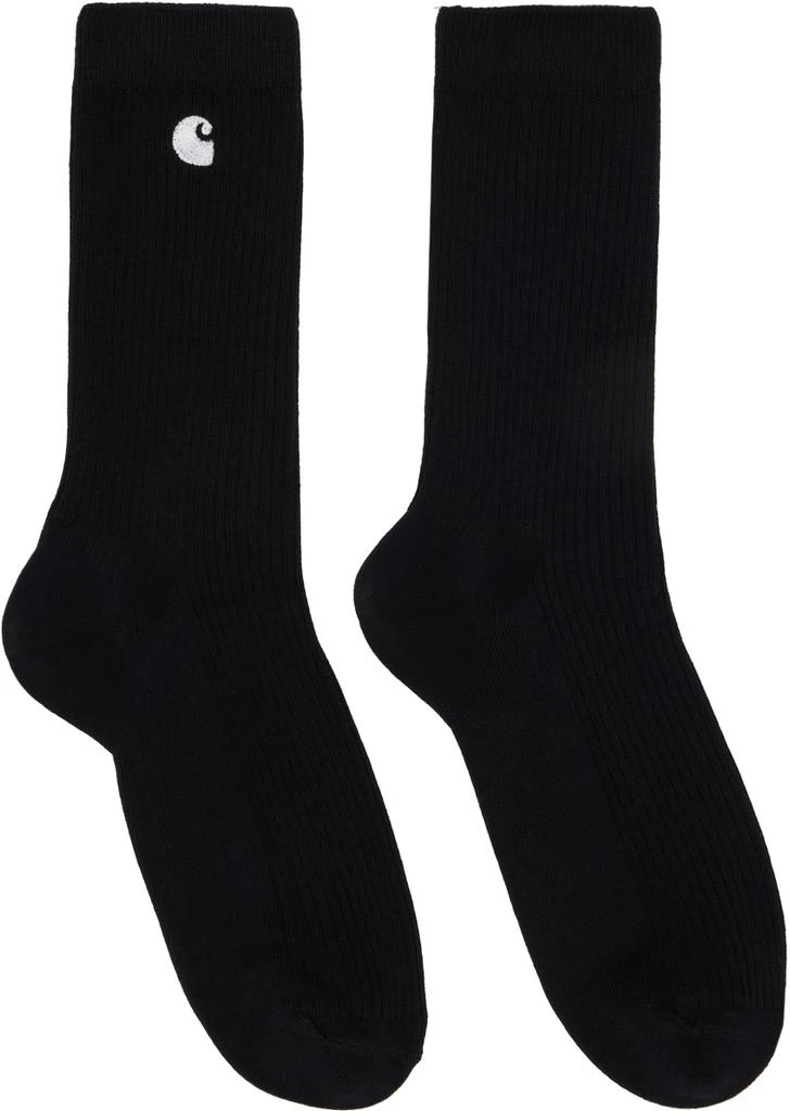 商品Carhartt WIP|Two-Pack Black Madison Socks,价格¥349,第2张图片详细描述