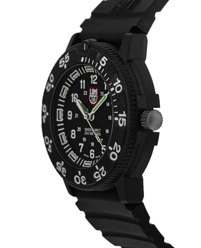 商品Luminox|Luminox Navy Seal Black Dial Rubber Strap Men&apos;s Watch XS.3001.F,价格¥1808,第3张图片详细描述