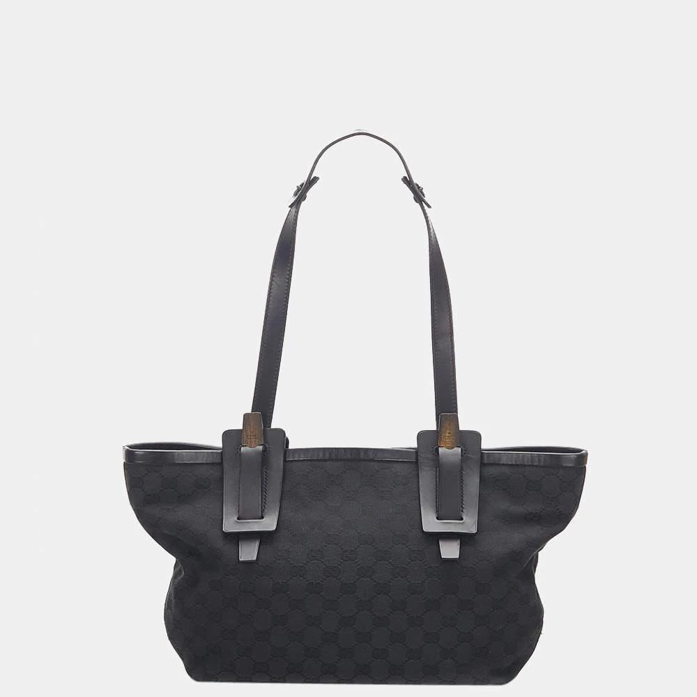 商品[二手商品] Gucci|Gucci Black GG Canvas Tote Bag,价格¥4346,第1张图片