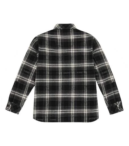商品Off-White|格纹棉质混纺法兰绒衬衫,价格¥2314,第4张图片详细描述