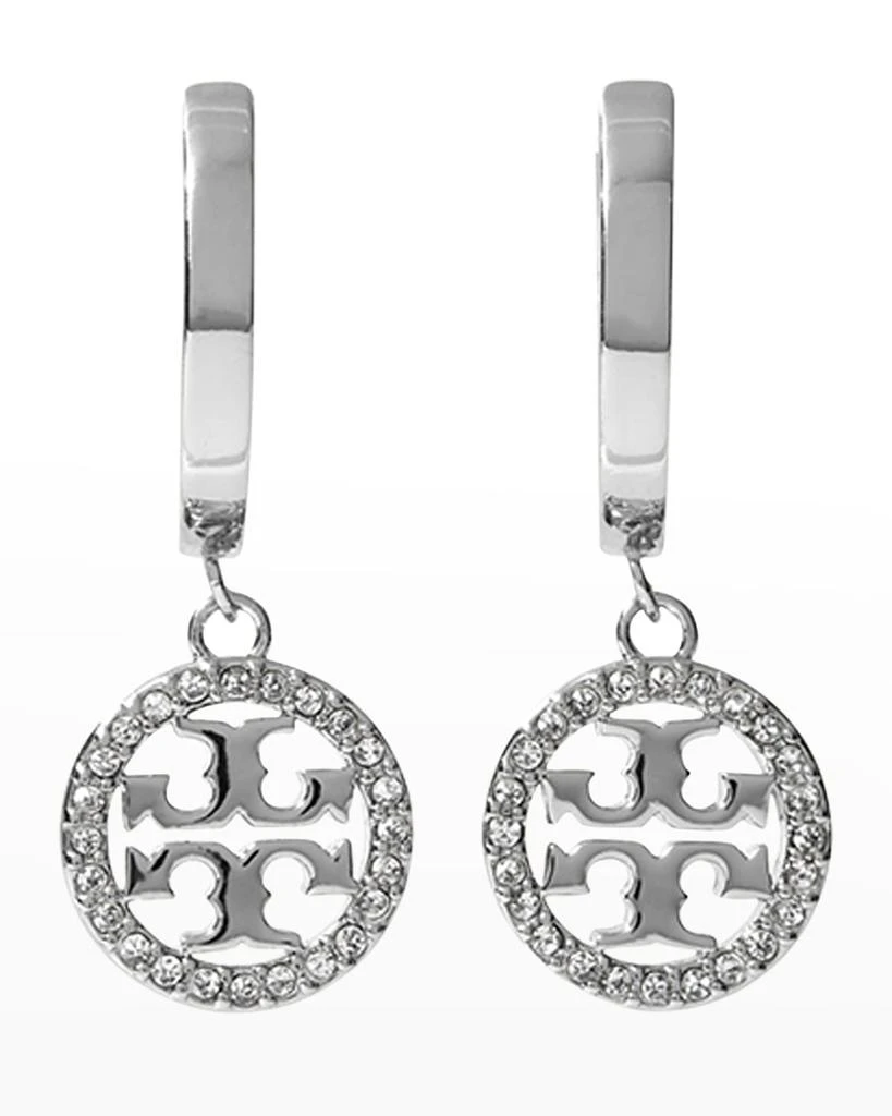 商品Tory Burch|Miller Pave Hoop Earring,价格¥1000,第1张图片