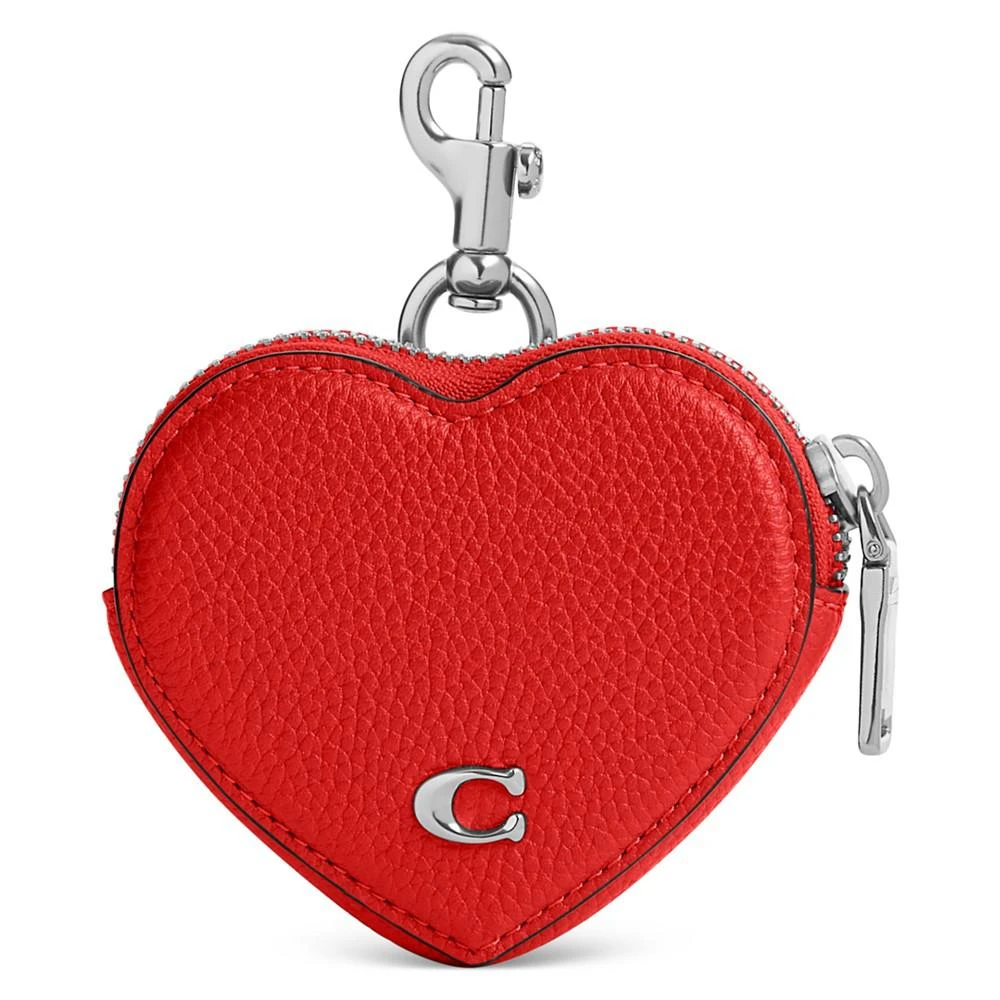 商品Coach|Pebbled Leather Heart Coin Purse,价格¥699,第1张图片
