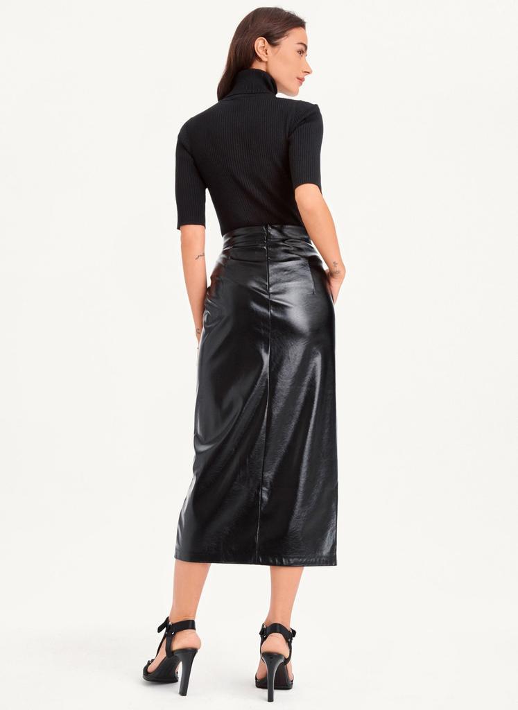 商品DKNY|Patent Leather Pencil Skirt,价格¥1176,第6张图片详细描述