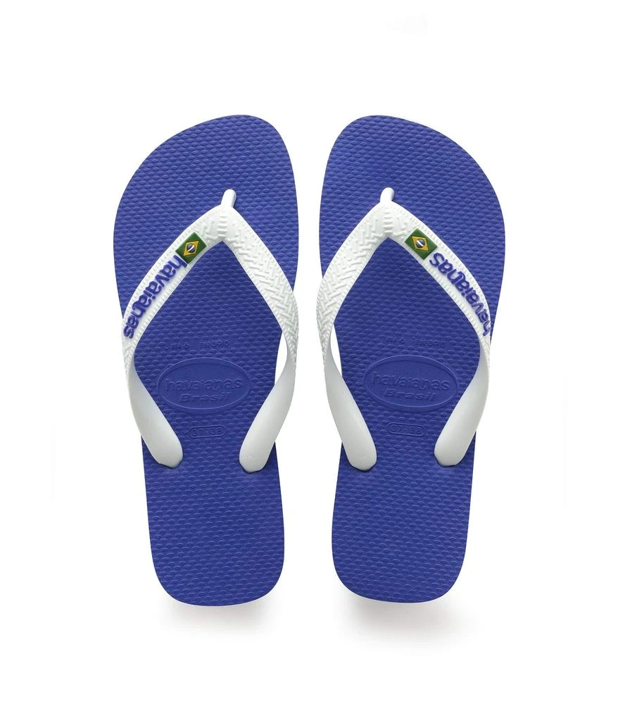 商品Havaianas|Brazil Logo Flip Flop Sandal (Toddler/Little Kid/Big Kid),价格¥157,第1张图片详细描述