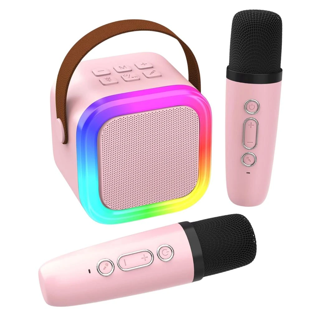 商品KENRO|Portable Karaoke Machine Bluetooth Speaker with Mic Loud Sound - Beige,价格¥292,第2张图片详细描述
