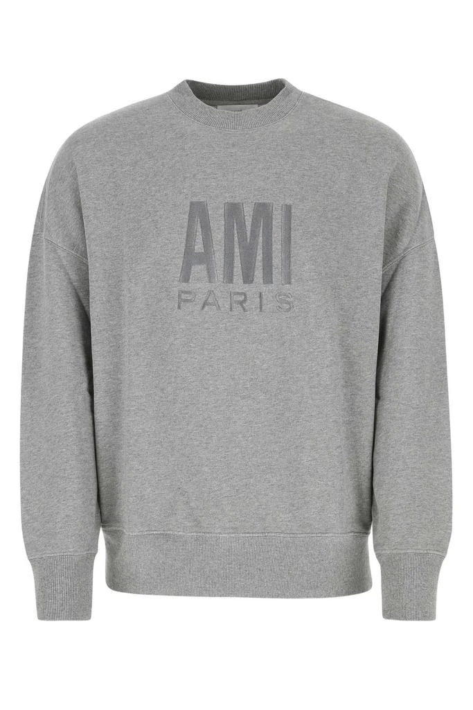 商品AMI|AMI Logo Printed Crewneck Sweatshirt,价格¥1006,第1张图片