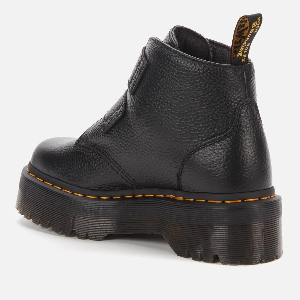 商品Dr. Martens|DR. MARTENS WOMEN'S DEVON HEART LEATHER ANKLE BOOTS - BLACK,价格¥1776,第3张图片详细描述