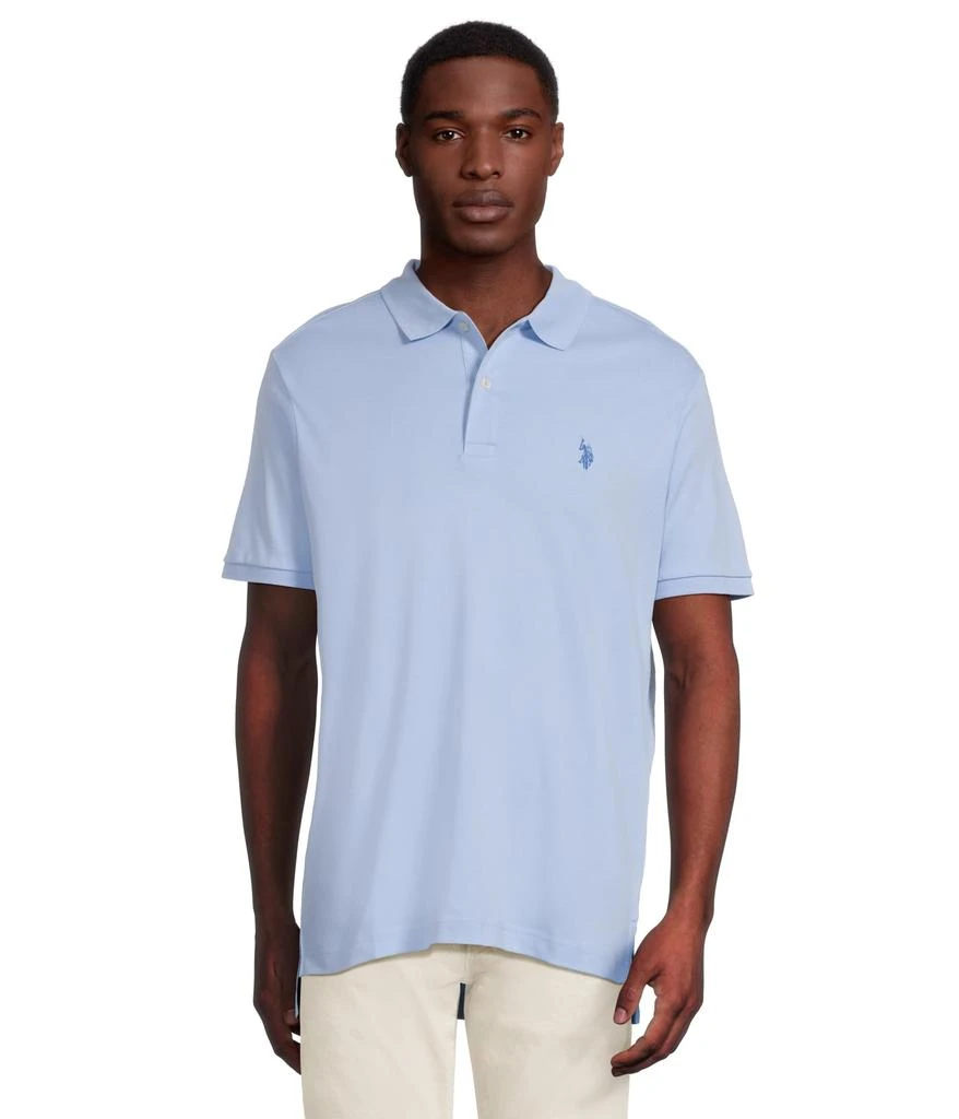 商品U.S. POLO ASSN.|双螺纹针织polo衫,价格¥156,第1张图片